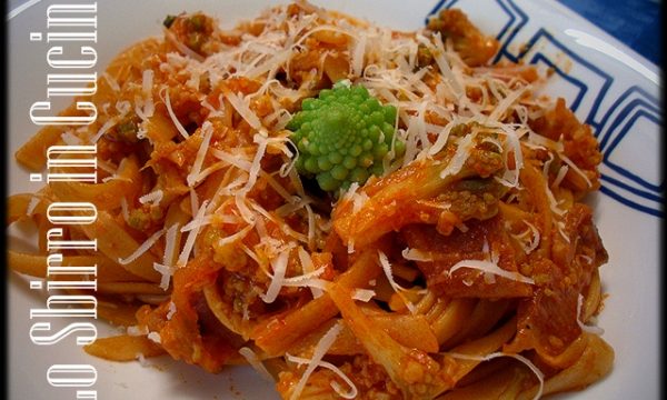 Spaghetti con Broccolo Romano