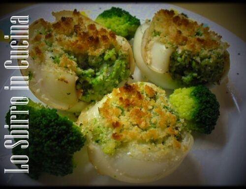 Seppie gratinate ai broccoli